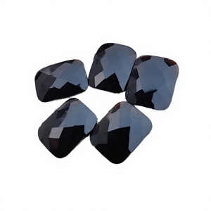 Onyx noir naturel chauffé, taille ovale, changeant de couleur, calibré, qualité excellente, grade rare, certifié par un tiers, pierre précieuse en vrac - Product Image 2