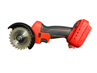 Meuleuse d'angle 21V de 3 pouces avec batterie au lithium sans balais, rechargeable et légère, pour le polissage du métal, des carreaux et du bois
