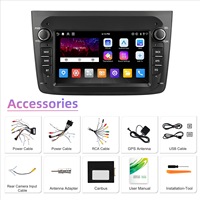 Autoradio 9 pouces pour Alfa Romeo MiTo avec Carplay sans fil, Android Auto, Bluetooth, GPS, navigation, caméra de recul