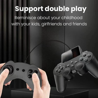 Console de jeu rétro ergonomique portable S10 Classic Plug Play, 520 jeux d'arcade, connexion TV, écran rétro nostalgique de 2,4 pouces pour enfants