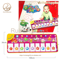 Clavier électronique à 9 touches Jouet éducatif pour bébé Instrument de musique en mousse souple Piano Tapis de musique Jouer au sol de la salle de sport Tapis de jeu de danse