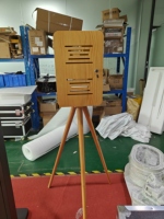Coque magnétique en bois pour iPad, cabine photo portable pour tablette avec étui de transport pour location événementielle (mariages, fêtes)