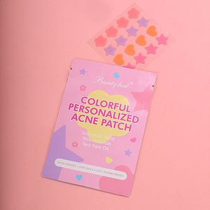 แผ่นแปะสิวสีสันสดใสจากโรงงาน OEM ไฮโดรคอลลอยด์ผสมกรดซาลิไซลิกและน้ำมันทีทรี  รับผลิตโลโก้ตามสั่ง ขายส่ง ชุดผลิตภัณฑ์ดูแลผิวที่ดีที่สุด - Product Image 2