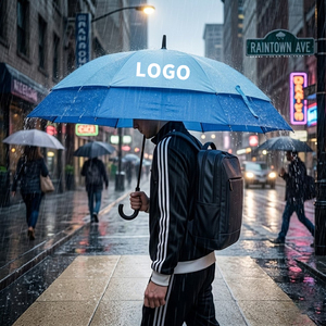 Extra <b>Large</b> 60 Inch Golf <b>Umbrella</b> Windproof Double Layer Rain <b>Umbrella</b> Portable Business Gift Wholesale - Product Image 1