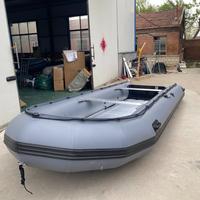 Bateau pneumatique robuste de haute qualité pour 10-12 personnes, pliable, 4,5 m, 5,5 m, 6 m, en PVC épais, bateau pneumatique en caoutchouc, bateau d'assaut