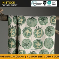 Tela Jacquard de Poliéster Certificada OEKO TEX, Venta al Por Mayor, MOQ Bajo, Decoración Ecológica para el Hogar