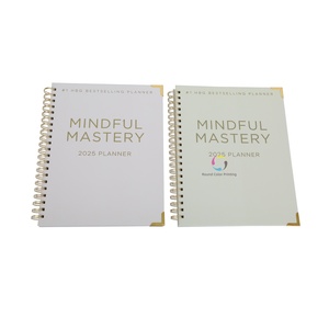 Agenda Personalizzata di Alta Qualità Diario con Rilegatura a Spirale Copertina Rigida Stampa Offset Quaderno con Stampa Logo - Product Image 6