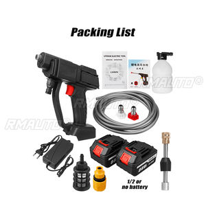 Hidrolavadora Inalámbrica de 3000W y 88V, Pistola de Agua de Alta Presión, Limpiador con Espuma para Autos, Rociador para Lavado de Autos con 2 Baterías - Product Image 6