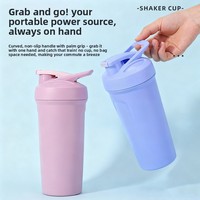 Gobelet isotherme portable en acier inoxydable 316 de grande capacité pour protéines en poudre, idéal pour l'extérieur et la voiture