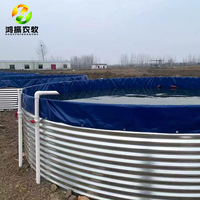 Bâche en toile pour réservoir d'eau, bassin, étang à poissons, bassin extérieur, réservoir d'aquaculture pour la pisciculture