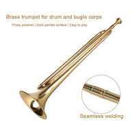Starway Factory Wholesale High Quality Professional Bb Lacquer Gold Plated Trumpet Brass Instruments for Beginner Students
