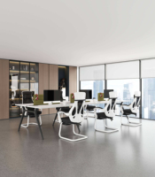 Vente en gros de chaise de bureau pour réunion de direction avec conception de maille tournante avec des accessoires personnalisables en matériau certifié Bifma