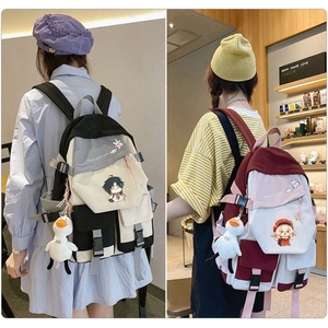 Sac à dos de dessin animé <span class=keywords><strong>Genshin</strong></span> <span class=keywords><strong>Impact</strong></span>, sac à dos d'école pour <span class=keywords><strong>livre</strong></span> d'étudiant, sacs de voyage pour ordinateur portable à fermeture éclair pour enfants - Product Image 3