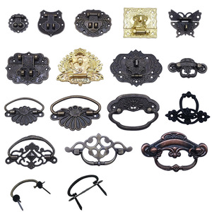 Poignées de sac en métal rétro, style vintage, accessoires en métal noir pour sacs et boîtes DIY, haute qualité - Product Image 4