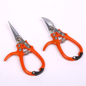 Thiết Kế Mới Sk5 Thép Vườn Kéo Thẳng Lưỡi Với Màu Cam Xử Lý <span class=keywords><strong>Mini</strong></span> Kéo Cắt Tỉa Với Khóa An Toàn Cho Tự Làm Dự Án - Product Image 5