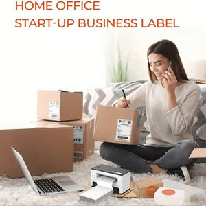 Papier pour étiquettes thermiques 4x6 pouces, autocollant rectangulaire blanc pour imprimantes thermiques, étiquettes de codes-barres pour la logistique et les supermarchés - Product Image 6