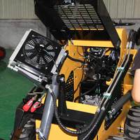Chargeuses frontales de vente d'usine en Chine Mini chargeuse compacte à roues/chenilles avec moteur diesel