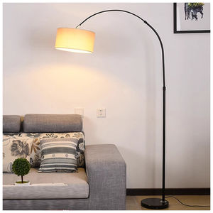 Verstellbare Moderne LED-Bogenstehleuchte mit E27-Sockel, Marmor-Eisen-Korpus, Stilvolle Fernbedienung, Hängeleuchte für Wohnzimmer und Hotels - Product Image 4