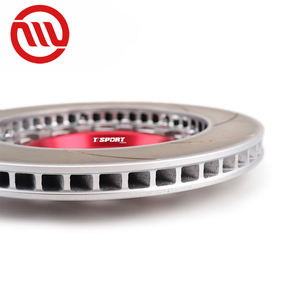 Sistema de frenos TTSPORT de alta calidad, Rotor de disco de freno, 330x28MM, para Volkswagen Golf 4, Kit de frenos de carreras rojo, TT5440 - Product Image 6