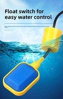 Interrupteur à flotteur, vanne à flotteur, contrôleur de niveau d'eau pour tour d'eau et réservoir, système de pompage automatique avec garantie d'un an