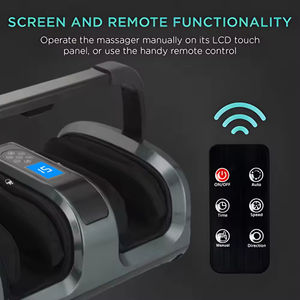 Máquina de masaje de pies de relajación al por mayor pantorrilla tobillo brazo Shiatsu compresión de aire vibratorio masajeador de pies rodante con calor - Product Image 6