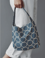 Tissu brodé uni en coton, lin et Polyester, cercle épais de 120 cm pour jupe, nappe, canapé, oreiller, sac de robe