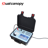 Testeur de résistance CC pour transformateur électrique à double baldaquin, machine portable d'essai de résistance des enroulements