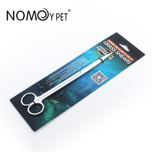 NOMOY D'<span class=keywords><strong>AQUARIUM</strong></span> En Gros 2020 haute qualité en acier inoxydable 25cm plante Aquatique ciseaux Coude Droit formes Ondulées - Product Image 4
