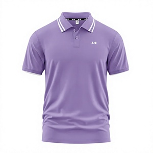 Camisetas Polo 2027 para Hombre, Nueva Moda, Manga Corta, Tejidas, Verano, Servicios OEM, 100% Algodón, 220 GSM, Secado Rápido, Servicio OEM Personalizado - Product Image 4