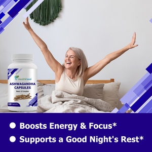 Cápsulas de Ashwagandha más populares con colina y vitaminas del grupo B para el apoyo del estado de ánimo y el estrés, con BioPerine para la absorción - Product Image 3