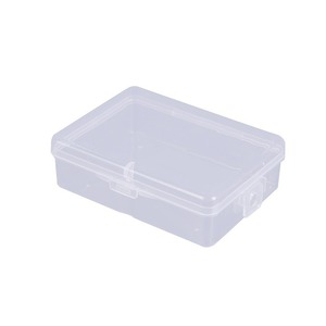 Transparent Rectangular Plastic Storage Box With Lid PP Material Jewelry Box Spare Parts Packaging Tool Organizer Container - Product Image 4