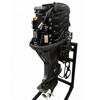 Moteur hors-bord 4 temps écologique 60 CV 4 cylindres à essence à faibles émissions pour yachts de luxe et bateaux familiaux, bateaux de pêche