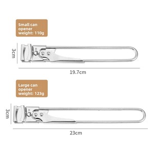 Abrelatas y abridor <span class=keywords><strong>de</strong></span> botellas multifuncional portátil <span class=keywords><strong>de</strong></span> acero inoxidable con forma <span class=keywords><strong>de</strong></span> T, ajustable y manual, utensilio <span class=keywords><strong>de</strong></span> cocina para una apertura fácil - Product Image 2