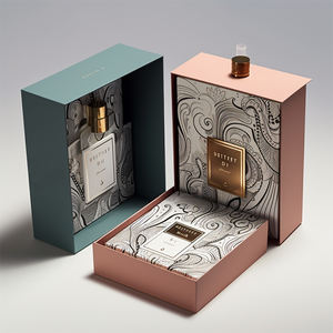 Boîte vide d'emballage de cadeau de maquillage cosmétique exquis de luxe de conception personnalisée - Product Image 6