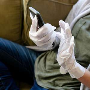 1 paire de gants de <span class=keywords><strong>spa</strong></span> à usage unique patchs exfoliants gants de masque réparateur CICA pour les mains hydratant la peau très sèche - Product Image 6