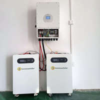 Système solaire hybride Greensun hors réseau/sur réseau 8Kw 10Kw 12Kw 15Kw 20Kw, vente flash, 48Vdc 12Kw 12000W, système solaire hybride MPPT