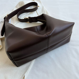 Bolsos de mujer, bolso cruzado de cuero suave Vintage, bolso de hombro para mujer para exteriores, bolsos de uso diario de gran capacidad a la moda para mujer, bolso de mano - Product Image 5