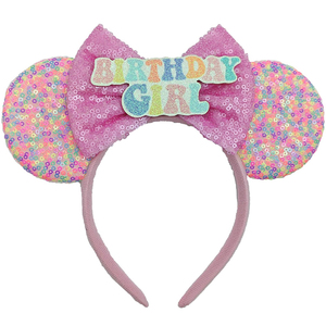 Mode <span class=keywords><strong>Minnie</strong></span> bandeau Sequin souris oreilles bandeau femmes filles <span class=keywords><strong>Mickey</strong></span> bandeau pour fête vacances habiller HB481 - Product Image 6