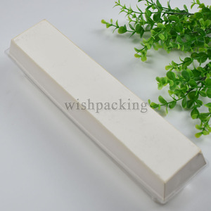 Caja de papel normal biodegradable FSC personalizada con tapa de plástico transparente para galletas, postres, <span class=keywords><strong>chocolate</strong></span>, pan <span class=keywords><strong>Ferrero</strong></span>, profiterole - Product Image 3