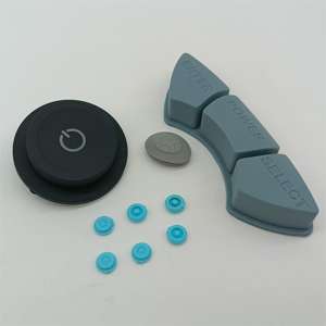 غطاء زر ضغط مطاطي سيليكون قالب مخصص أزرار لوحة مفاتيح مطلية بالمطاط من السيليكون - Product Image 4