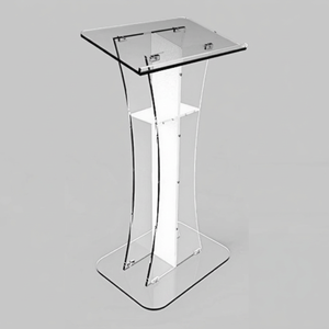 Lucita-atril acrílico cuadrado para iglesia, pulpit, rostro, podio - Product Image 1