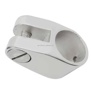 Embout coulissant pour bimini top, quincaillerie marine robuste en acier inoxydable 316, compatible avec les tubes ronds de diamètre extérieur - Product Image 2