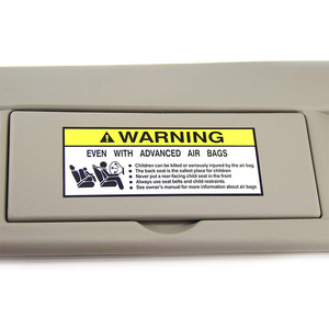 Sun Visor For 2006-2011 Honda Civic Warm Gray Left Side 83280-SNA-A01ZE Foldable - Product Image 3