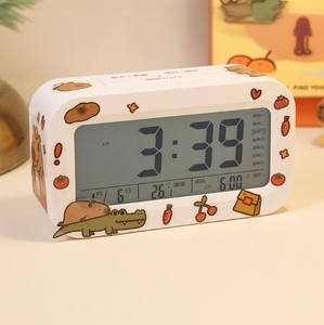 Đồng hồ báo thức phòng ngủ sinh viên đặc biệt thức dậy tạo tác máy tính để bàn sáng tạo đồng hồ điện tử thông minh nhỏ - Product Image 6