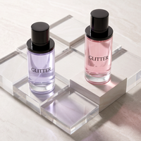 Boîte cadeau de luxe personnalisée avec logo, rigide, pour parfum, en nylon/PVC/BOPP/polypropylène, avec insert en mousse EVA, 500 pièces