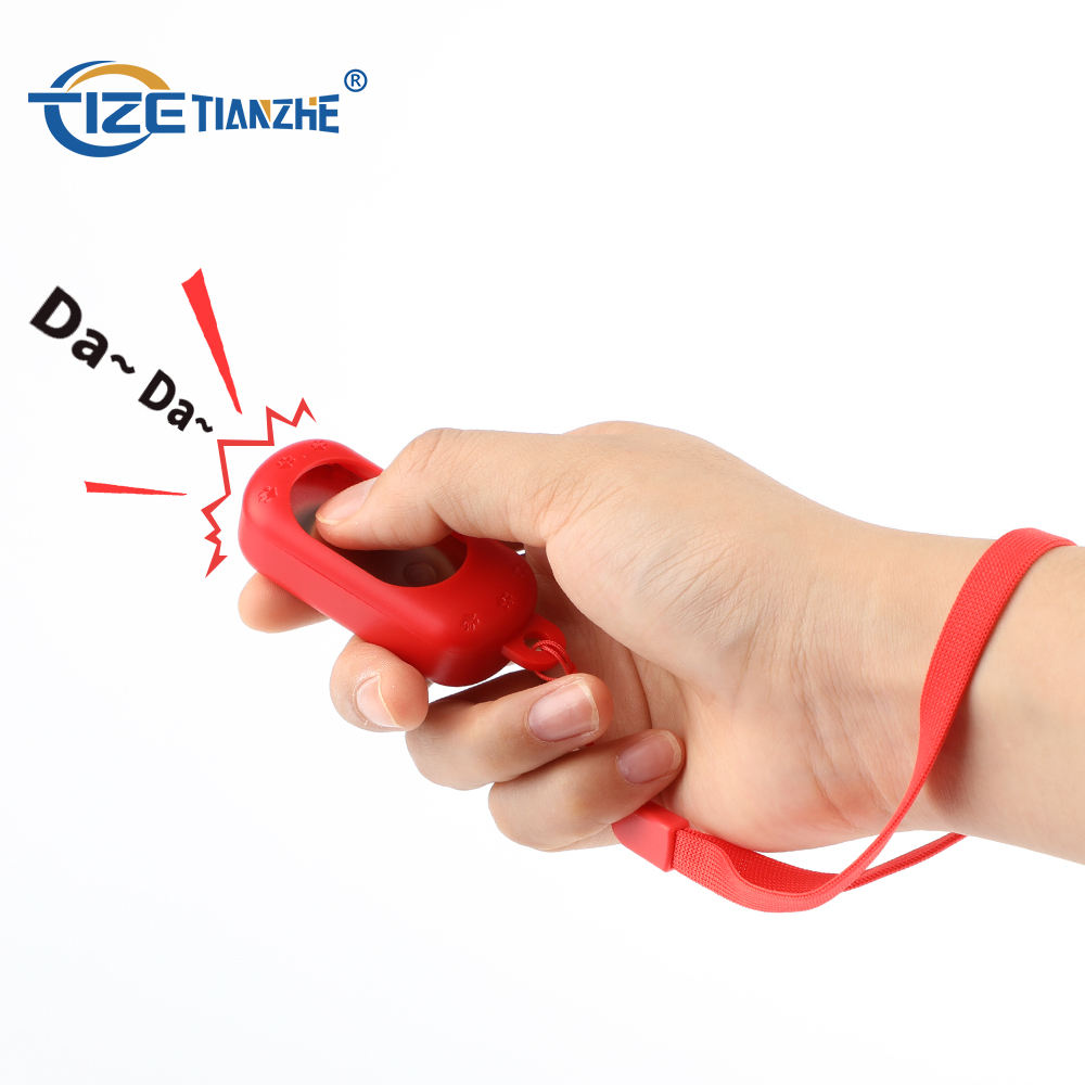 A Mazon Top Seller Pet Accessory Wholesale Custom logo Sound Stop Barking Training Whistle Round Dog Clicker