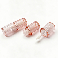 Tube de brillant à lèvres transparent à pinceau fin, tube de gloss à lèvres 3,5 ml, emballage vide, flacon de gloss à lèvres