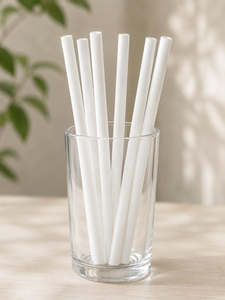 Eco Friendly 6 mm Plant Based Compostable Paper <b>Straws</b> Biodegradable <b>Drinking</b> <b>Straw</b> <b>For</b> Sustainable Beverage Packs Daily - Product Image 2
