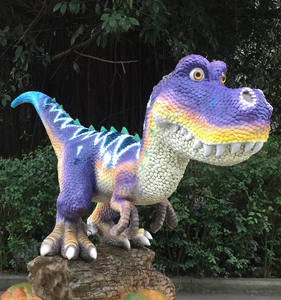 Aire de jeux pour enfants, équipement d'extérieur, robot dino, figurines du roi, exposition modèle de dinosaures, résine - Product Image 2