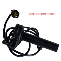 Acelerador Eléctrico para Bicicleta Light Bee, Acelerador Triangular para Motocicleta Sur Ron Dirt Bike con Cable de Conversión Sm de 3 Pines